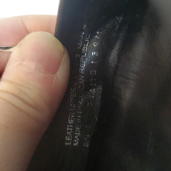 Tory Burch Black Leather Ballet Flats Size 8 Minimalist Preppy Office Attire - Picture 14 of 16